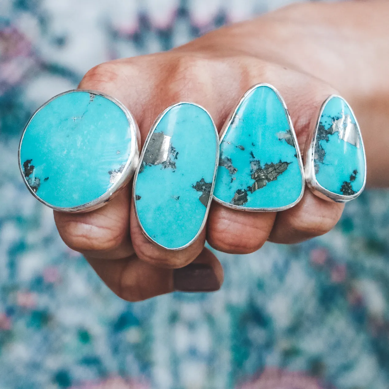 Campitos Turquoise Ring #15 - Size 7.75