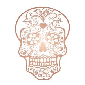 Candy Skull (Rose Gold)