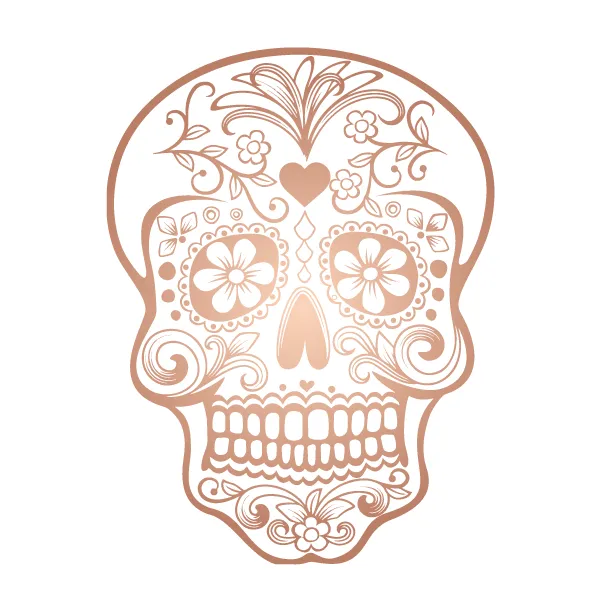 Candy Skull (Rose Gold)