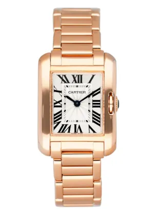 Cartier Tank Anglaise W5310013 18K Rose Gold  Ladies Watch