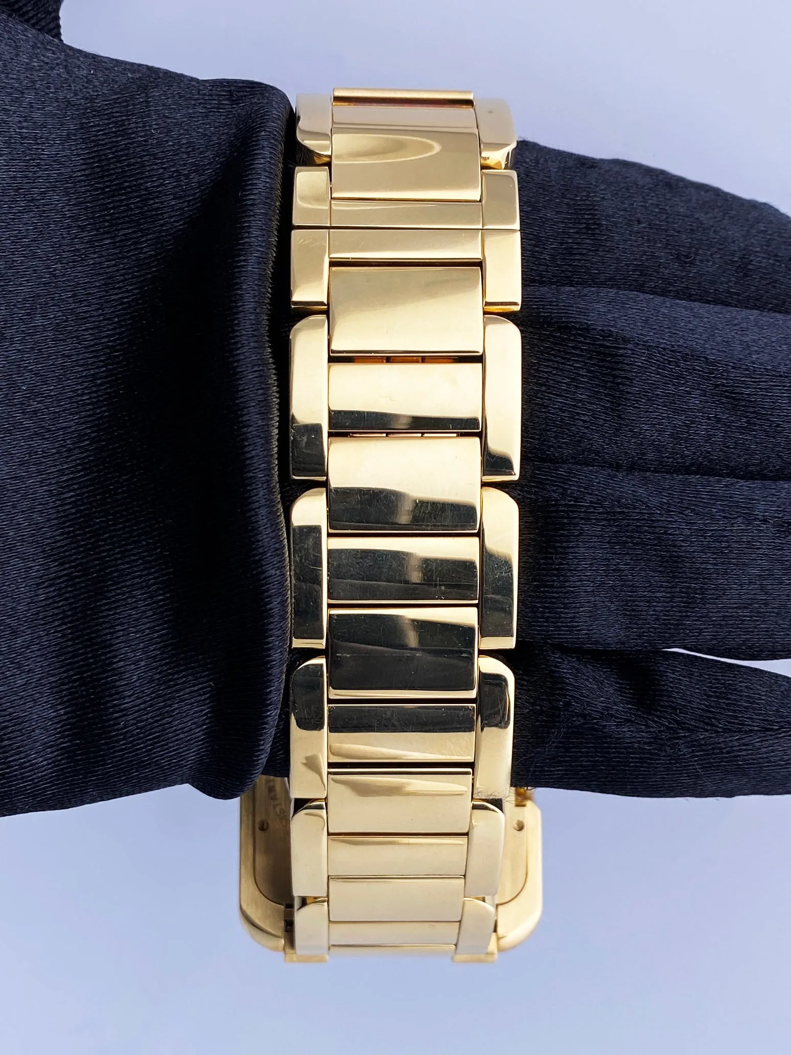 Cartier Tank Anglaise W5310018/3505 18K Yellow Gold  Mens Watch Box