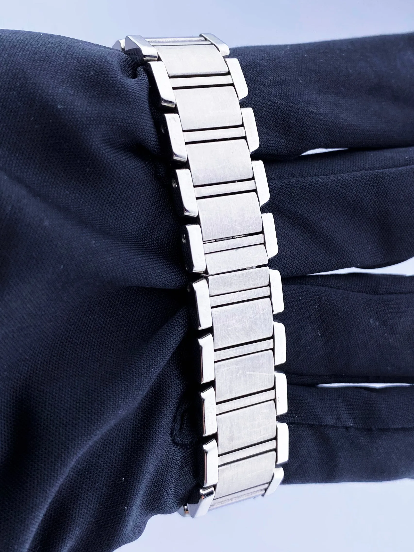 Cartier Tank Francaise 2384 Stainless Steel Ladies Watch