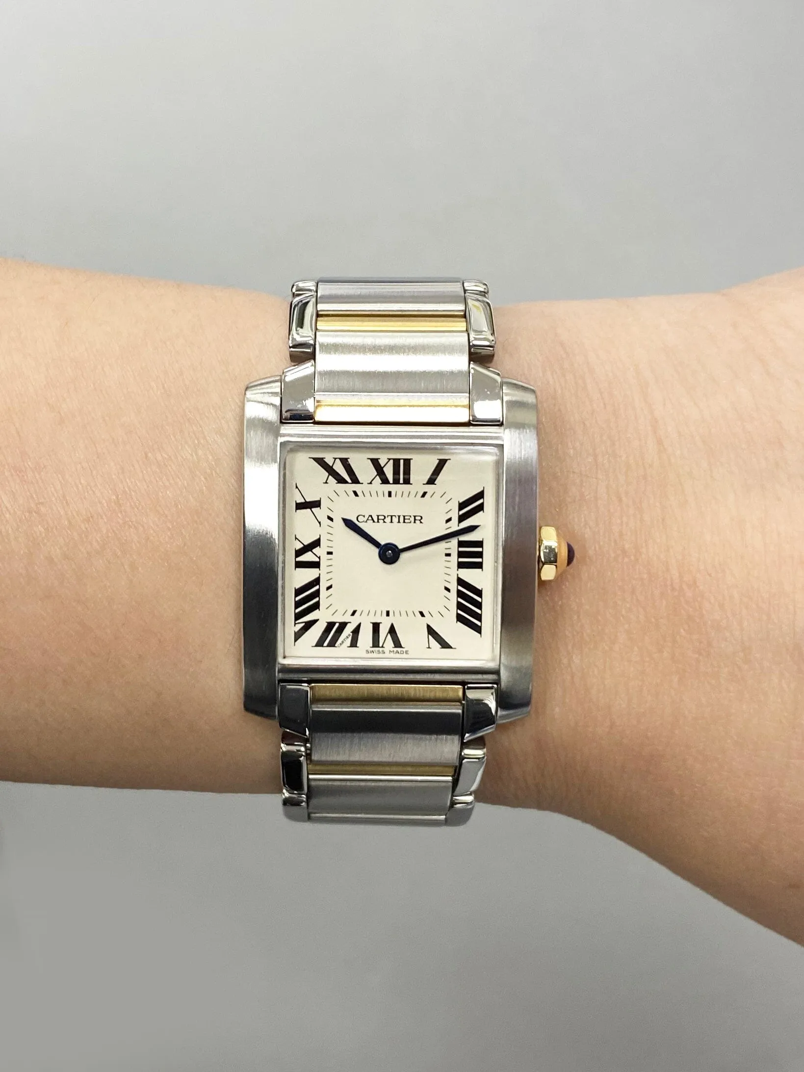 Cartier Tank Francaise W51006Q4 Two-Tone Midsize Ladies Watch