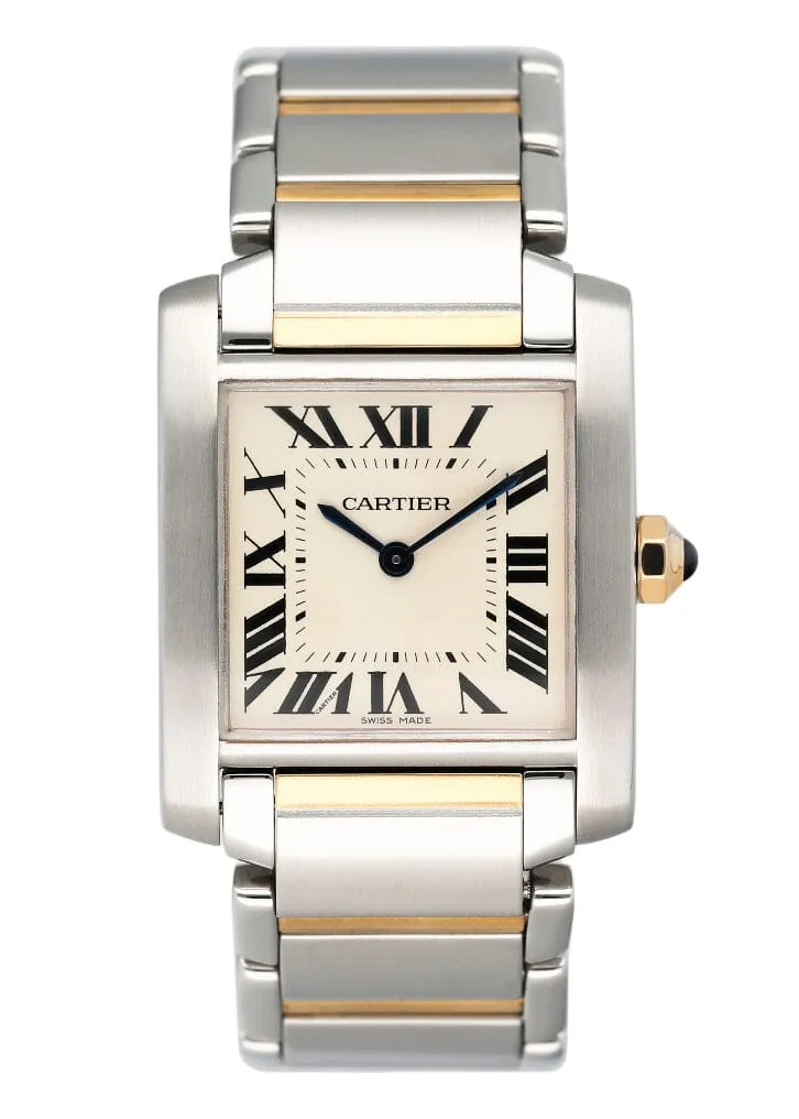 Cartier Tank Francaise W51006Q4 Two-Tone Midsize Ladies Watch