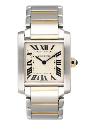 Cartier Tank Francaise W51006Q4 Two-Tone Midsize Ladies Watch