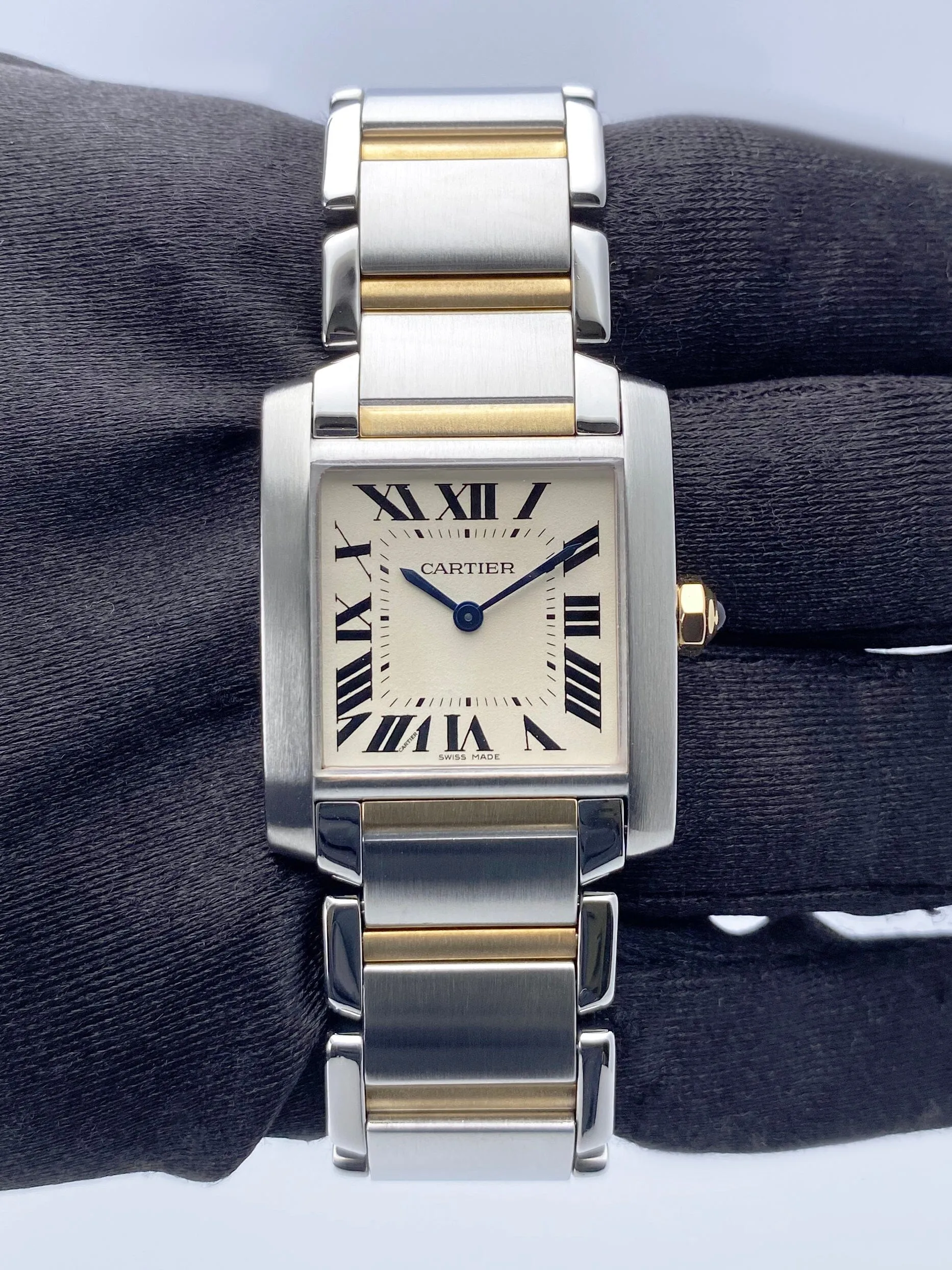 Cartier Tank Francaise W51006Q4 Two-Tone Midsize Ladies Watch