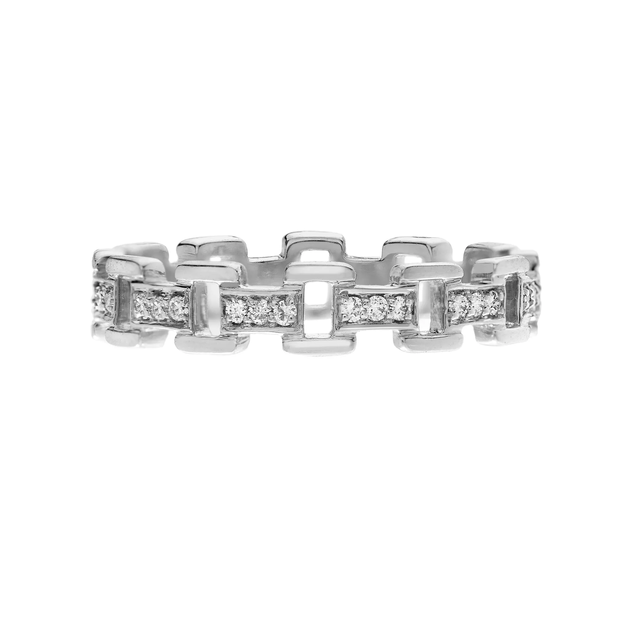 Cesta White Diamond Band