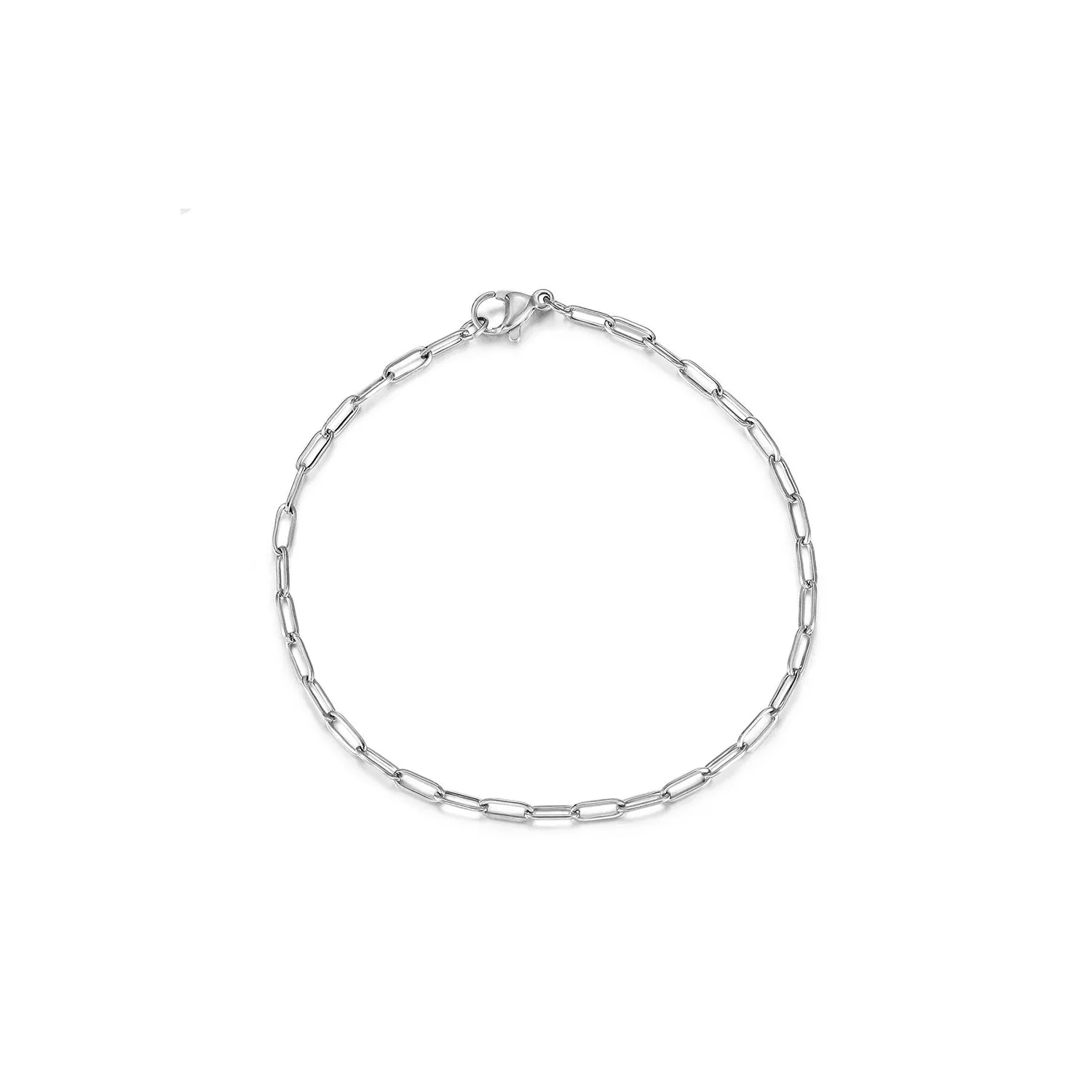 Chain hollow smooth bracelet-NSB1921ST