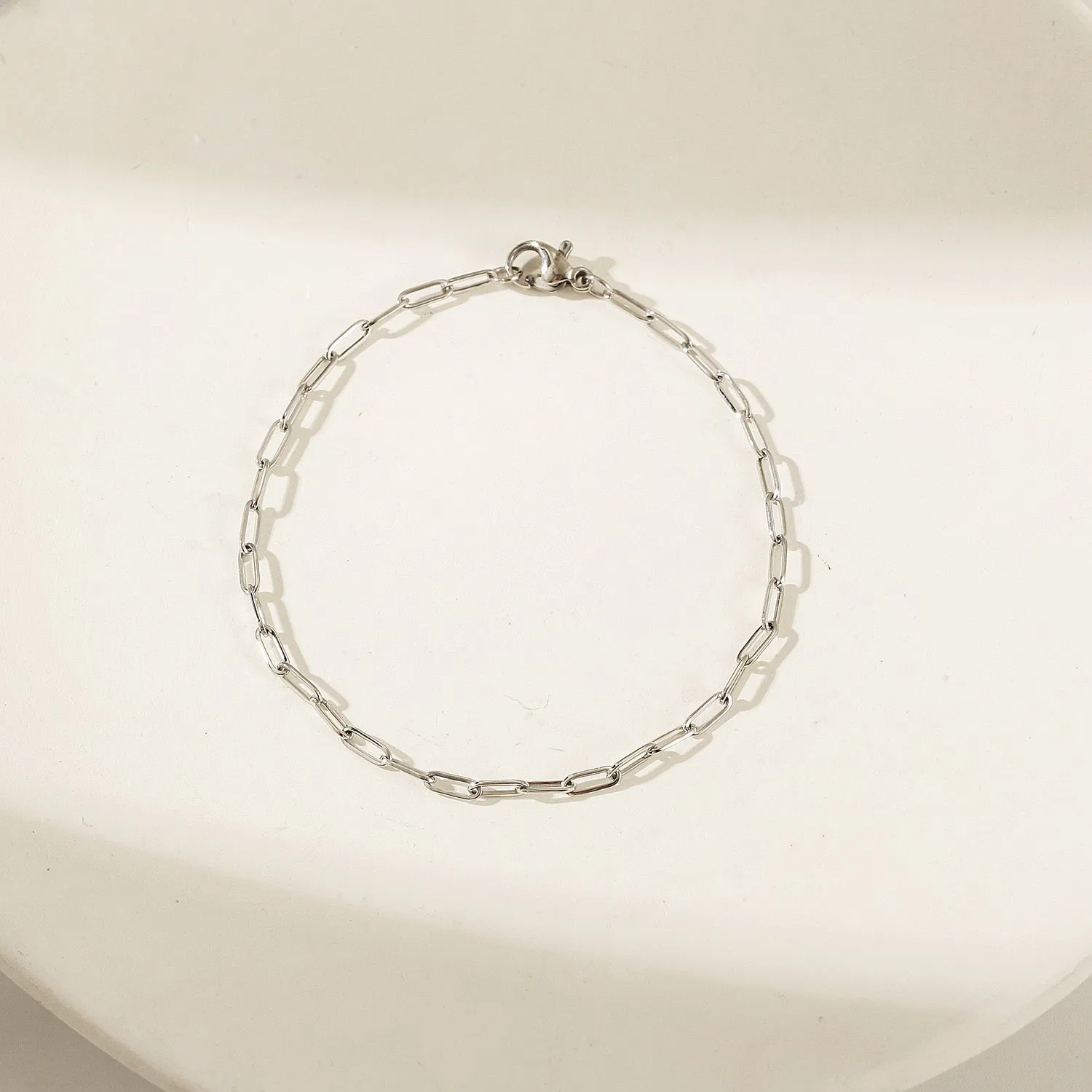 Chain hollow smooth bracelet-NSB1921ST