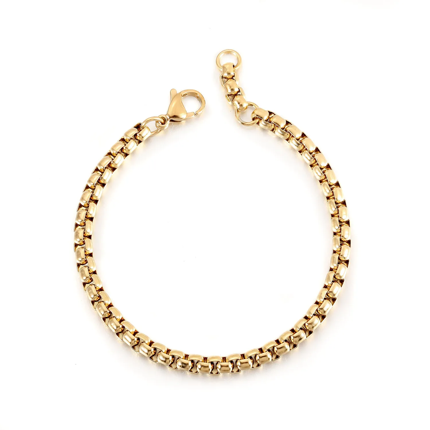 Chain smooth bracelet-NSB1827ST-M