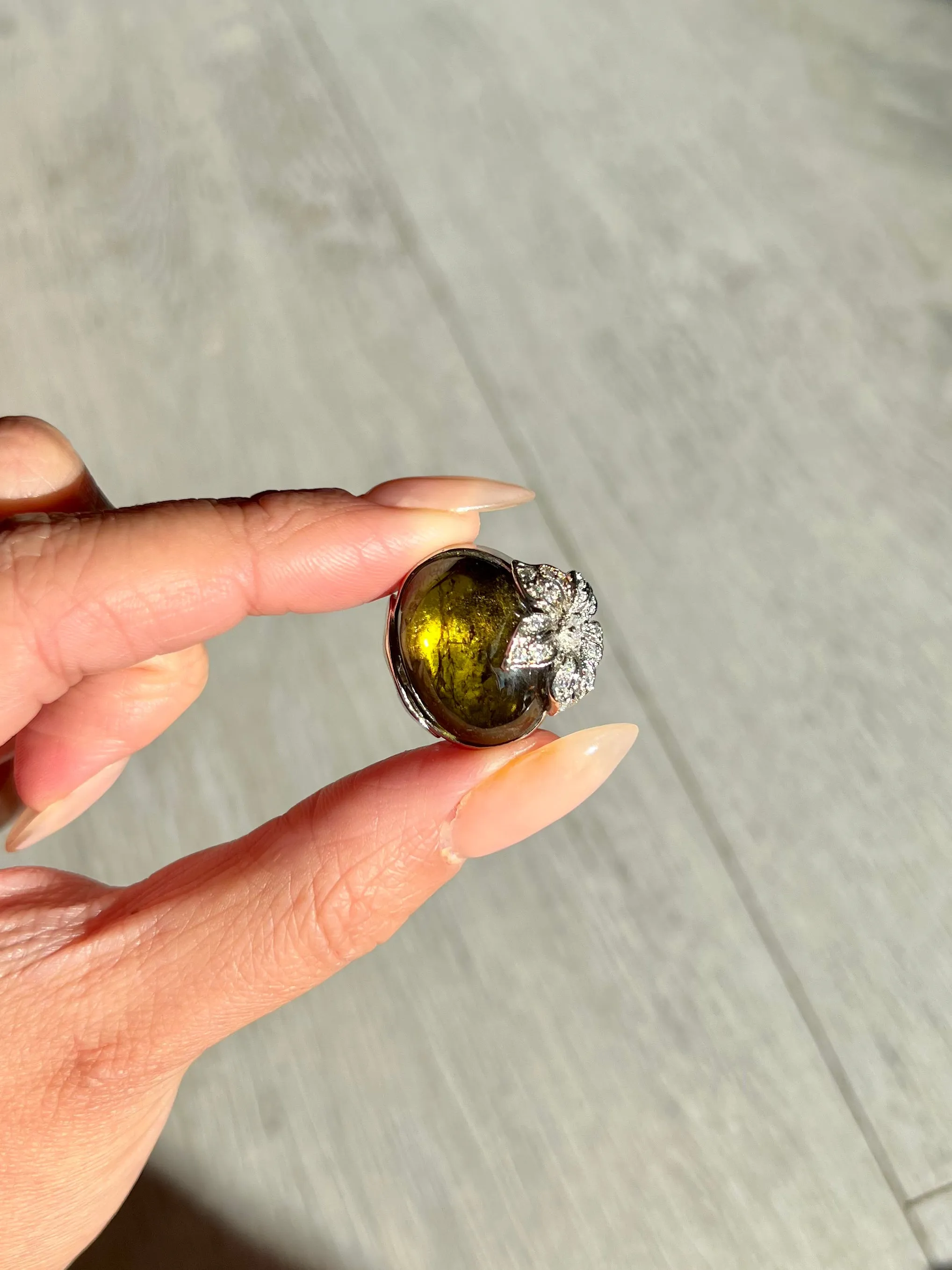 Chartreuse Over Ice Cocktail Ring