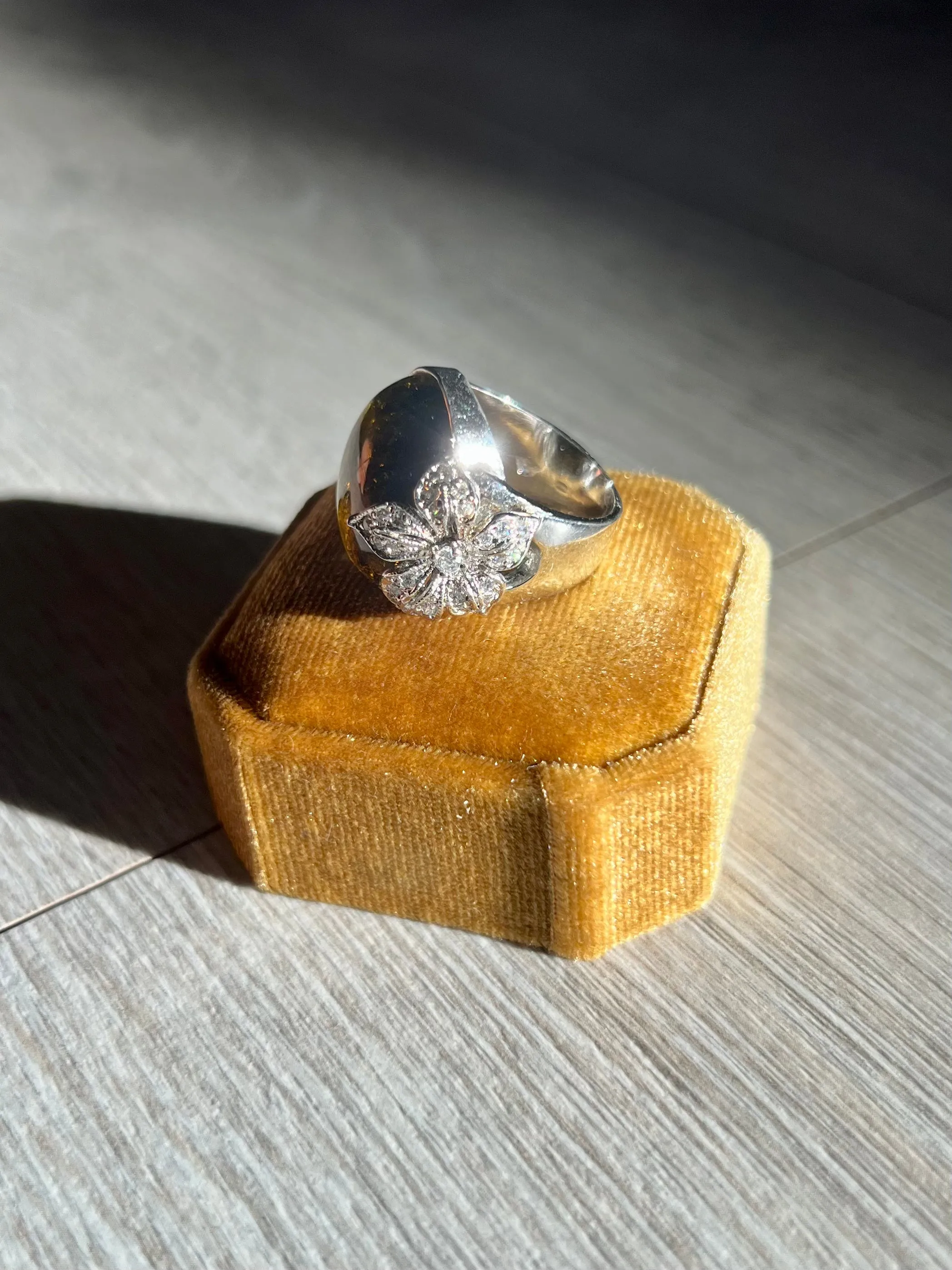 Chartreuse Over Ice Cocktail Ring