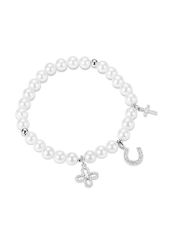 Cheap Cross U Pearl Bracelet