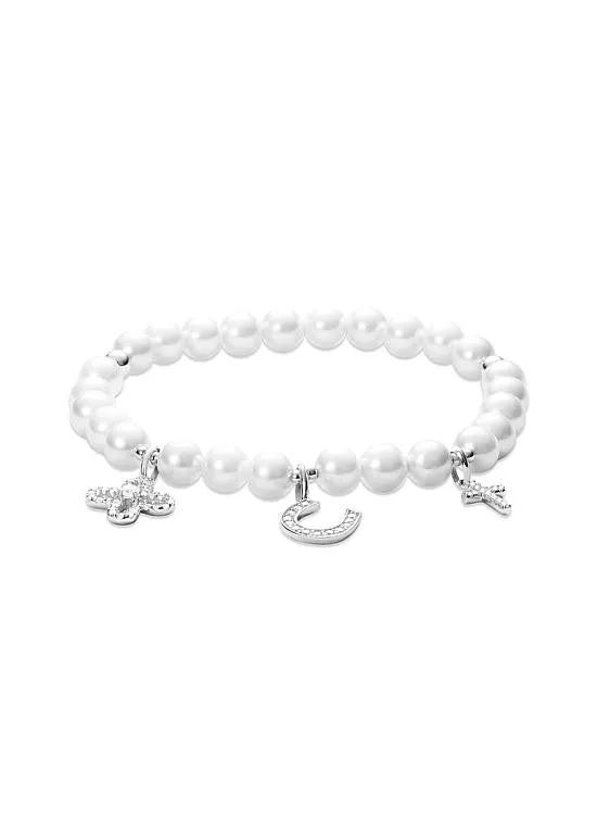 Cheap Cross U Pearl Bracelet