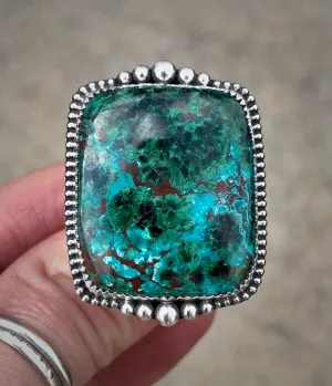 Chrysocolla Malachite Ring