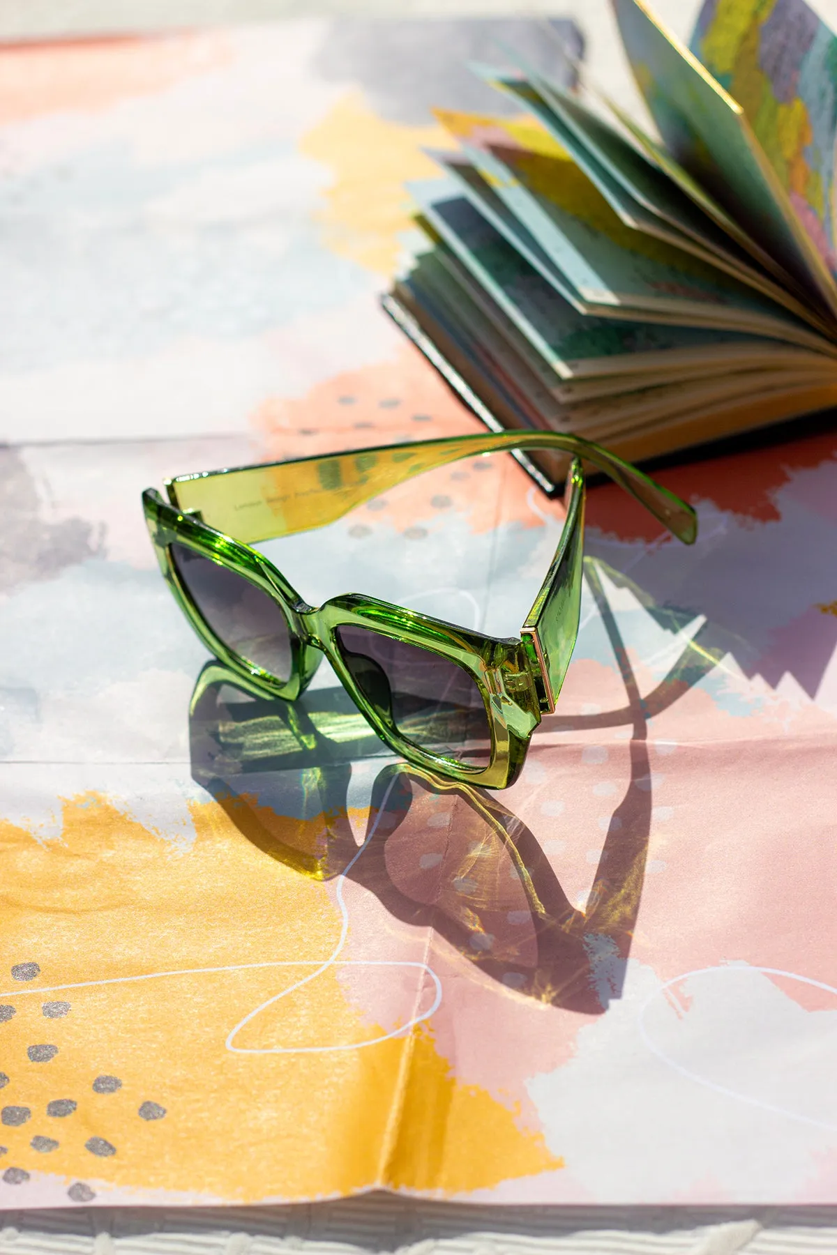 Chunky Angled Square Sunglasses