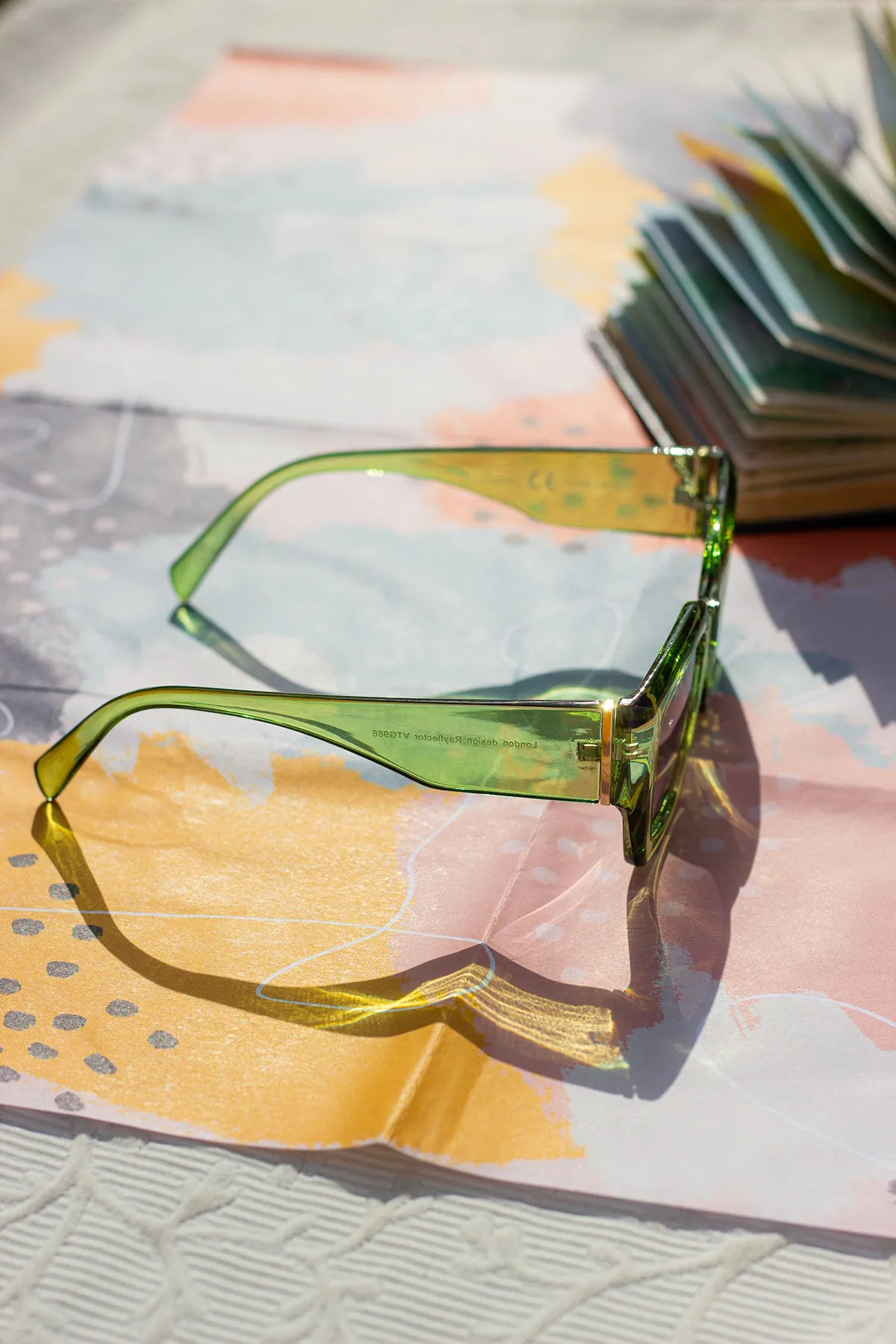Chunky Angled Square Sunglasses