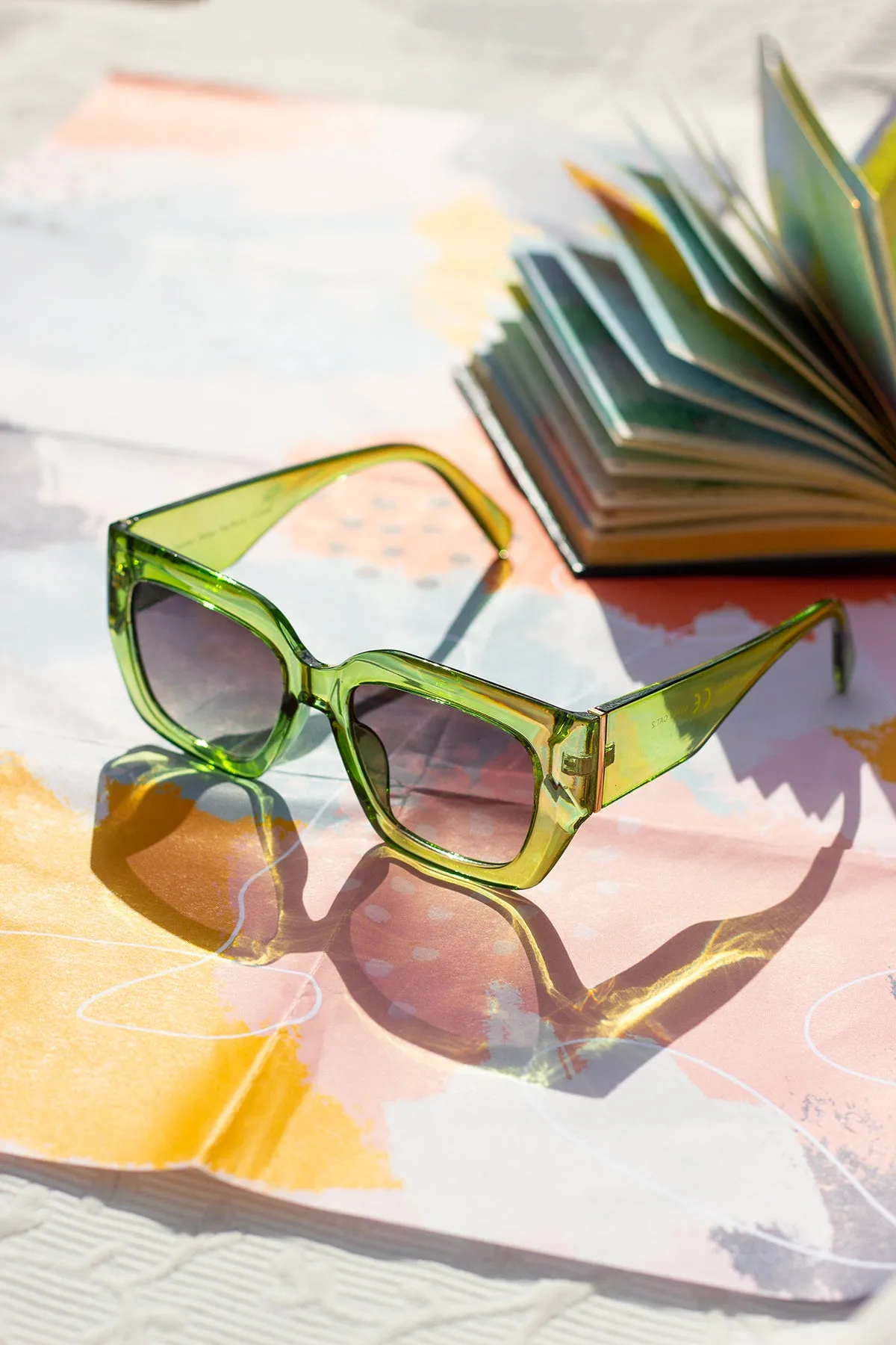 Chunky Angled Square Sunglasses