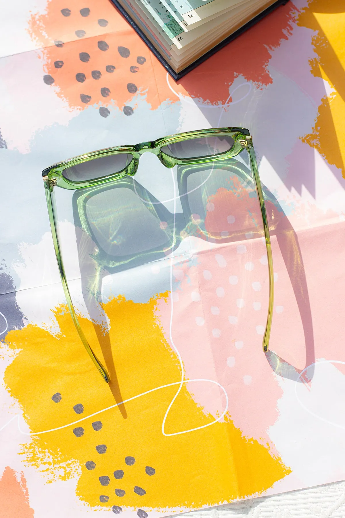 Chunky Angled Square Sunglasses