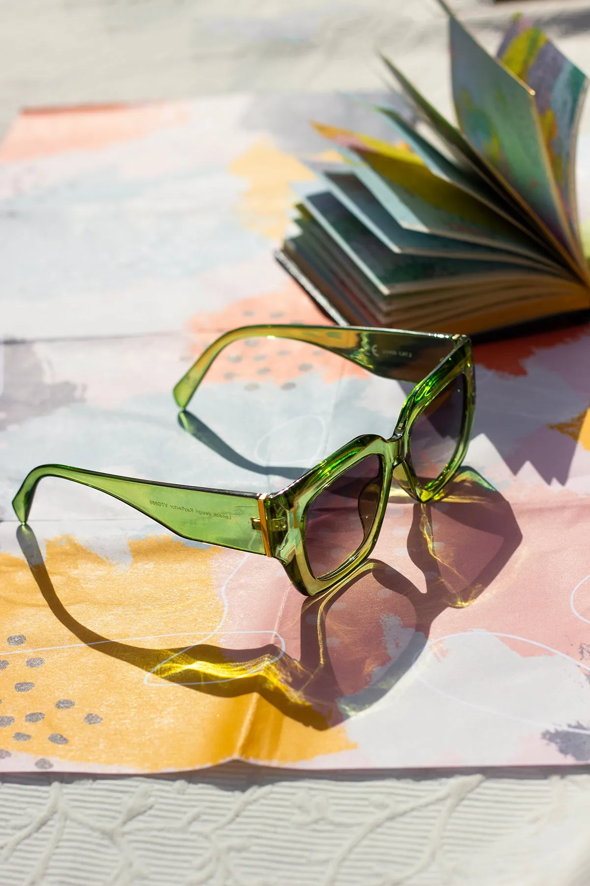 Chunky Angled Square Sunglasses