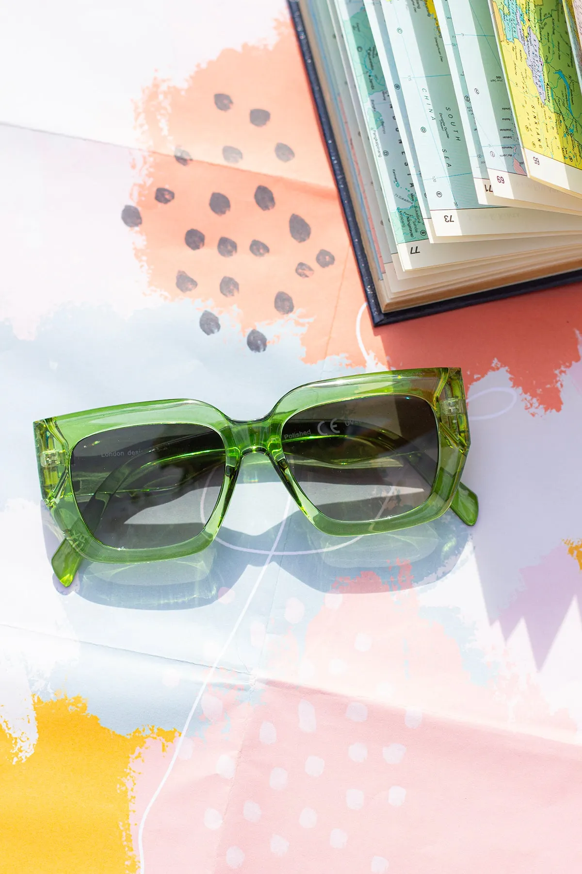 Chunky Angled Square Sunglasses