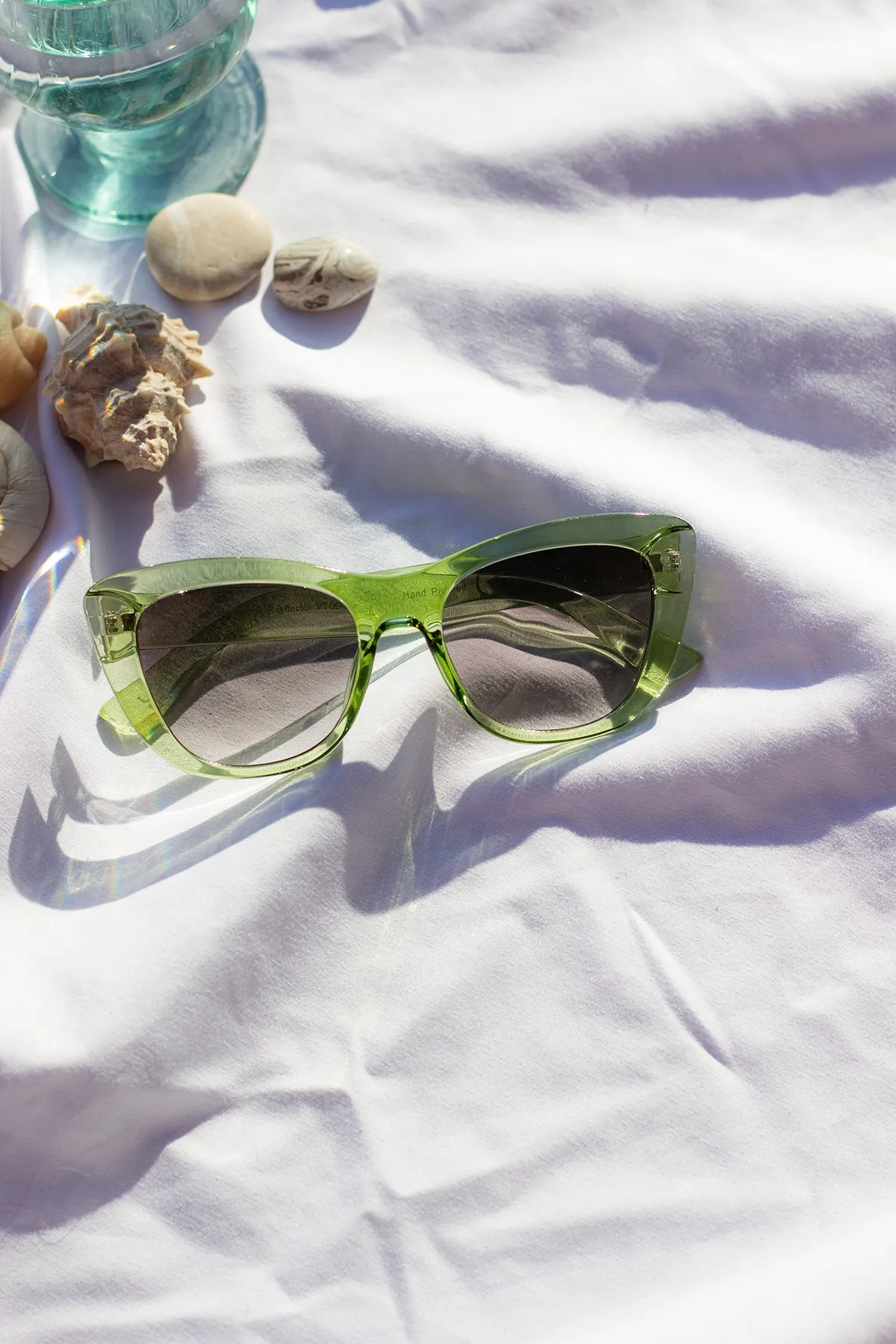 Chunky Semi Cat Eye Sunglasses