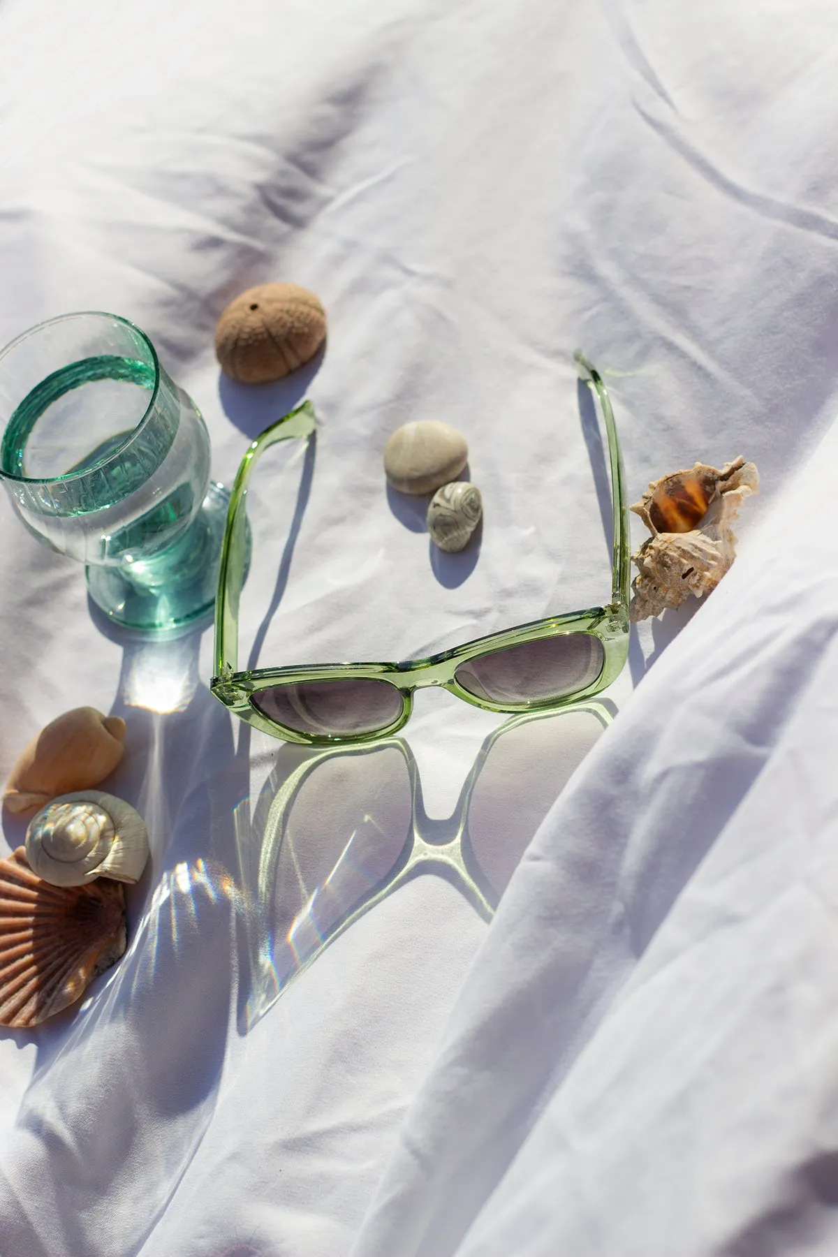 Chunky Semi Cat Eye Sunglasses