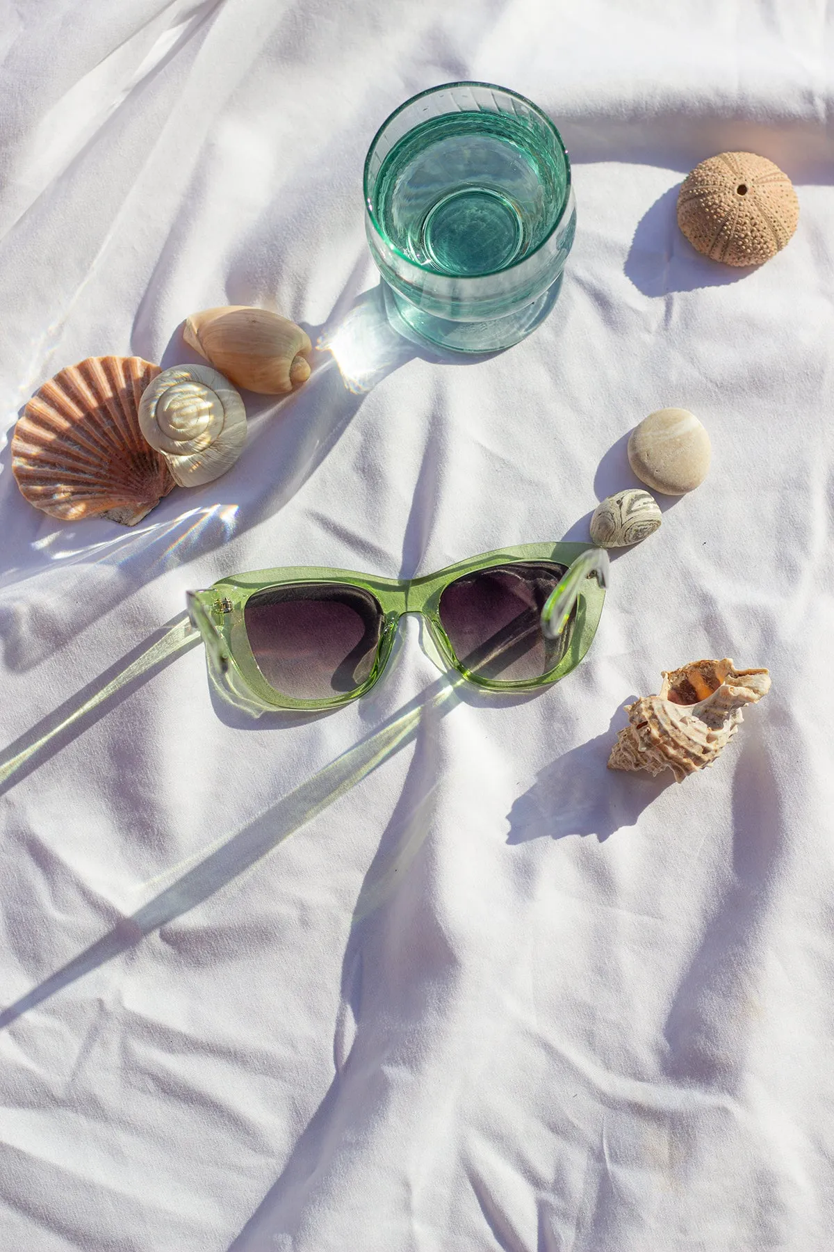 Chunky Semi Cat Eye Sunglasses