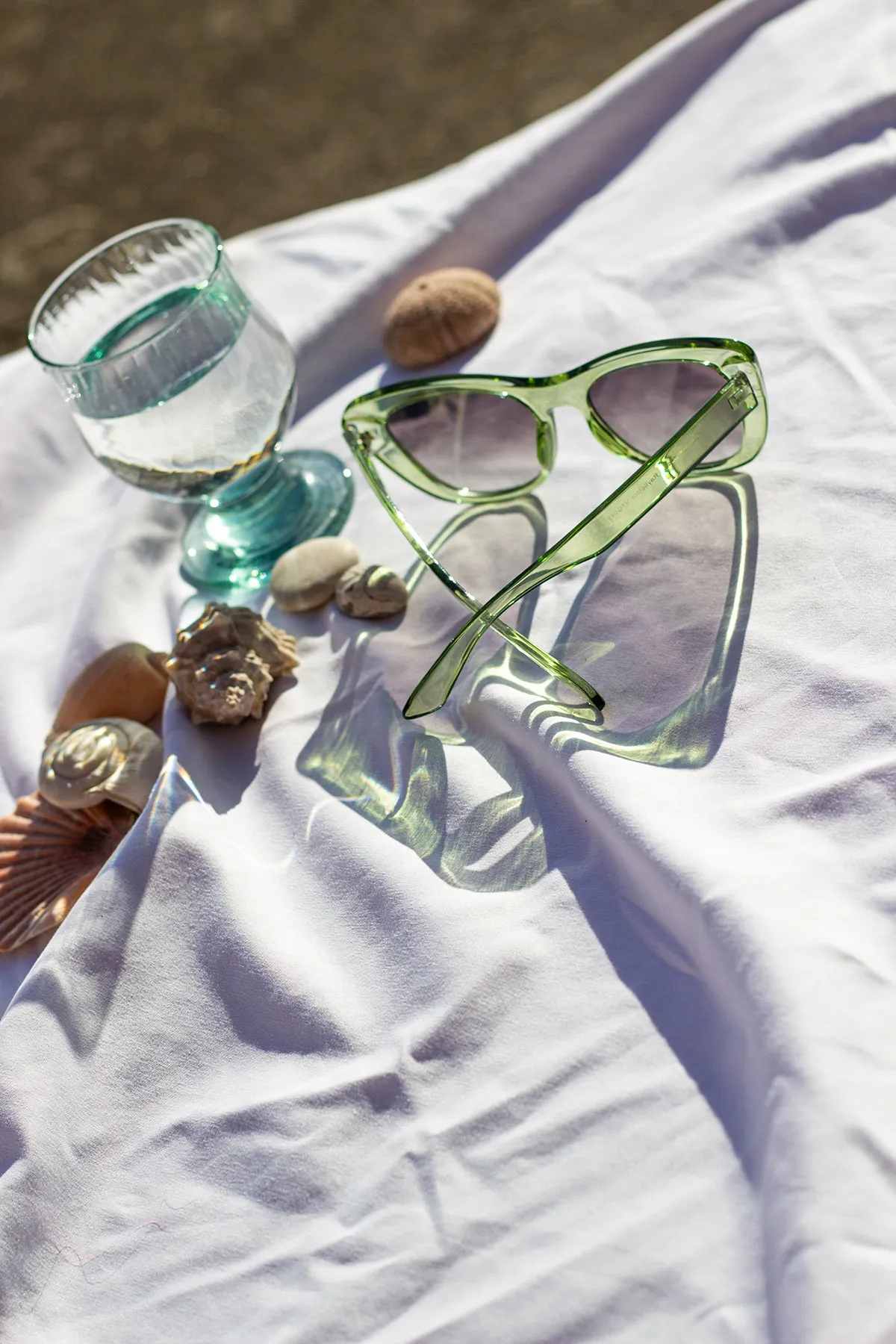 Chunky Semi Cat Eye Sunglasses