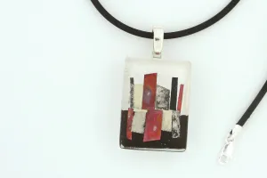City Abstract Large Pendant Necklace