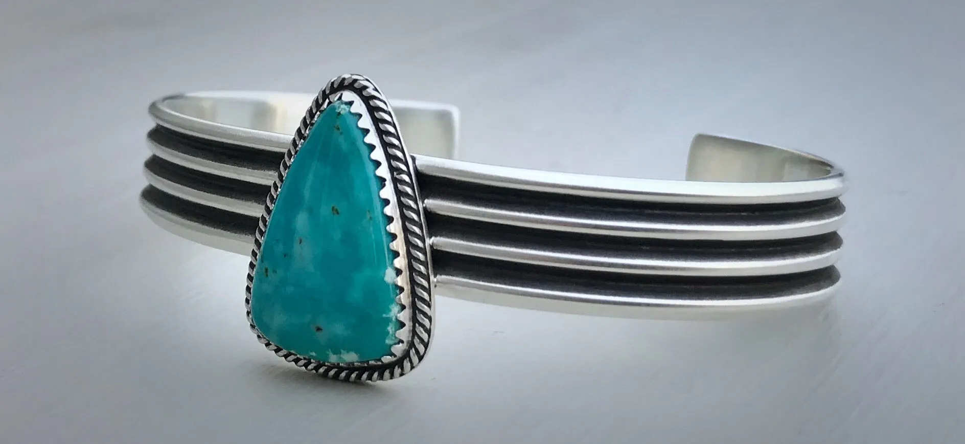 Compass Turquoise Statement Cuff