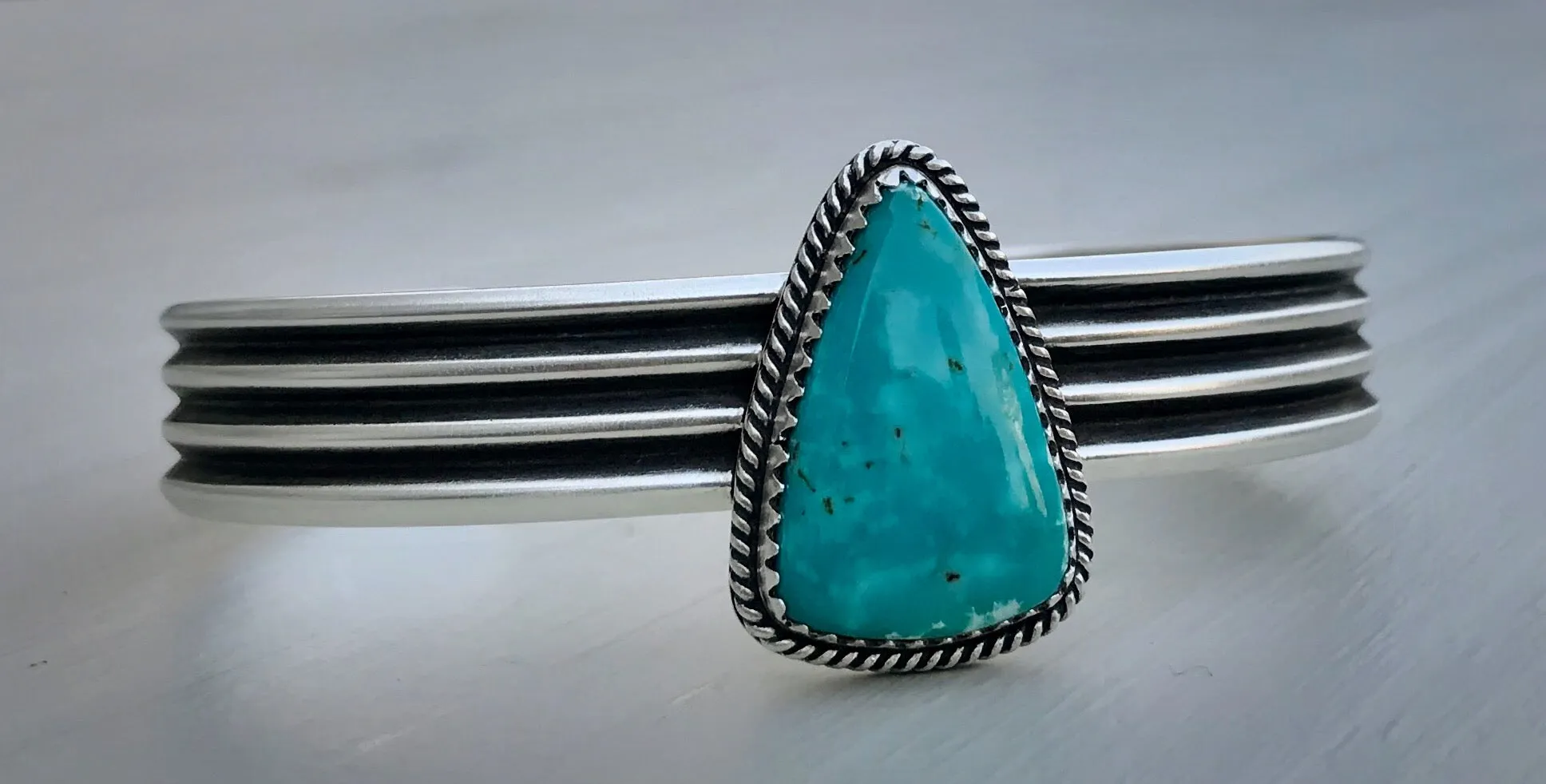Compass Turquoise Statement Cuff