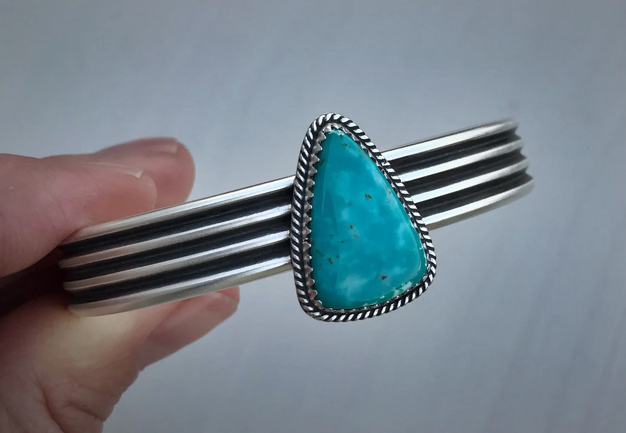Compass Turquoise Statement Cuff