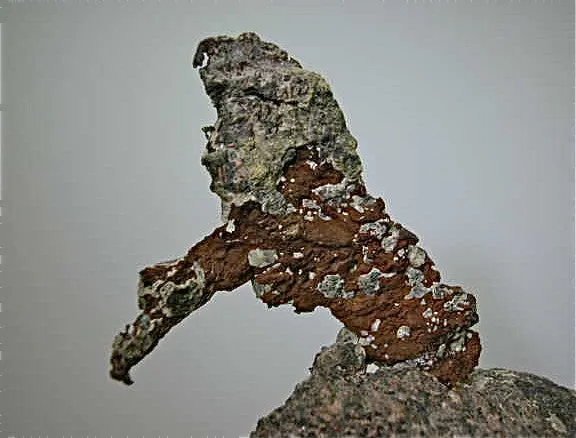 Copper in Basalt, Lake Superior Copper District, attr: Petherick Mine, Copper Falls Complex, Keweenaw County, Michigan Medium cabinet 9 x 9 x 15 cm  $75. Online 6/6
