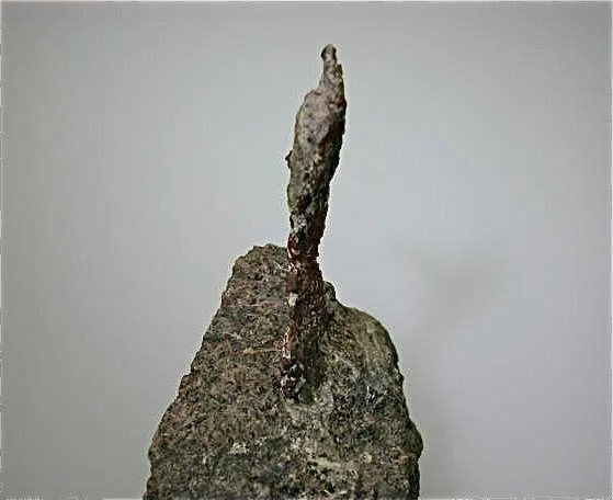 Copper in Basalt, Lake Superior Copper District, attr: Petherick Mine, Copper Falls Complex, Keweenaw County, Michigan Medium cabinet 9 x 9 x 15 cm  $75. Online 6/6