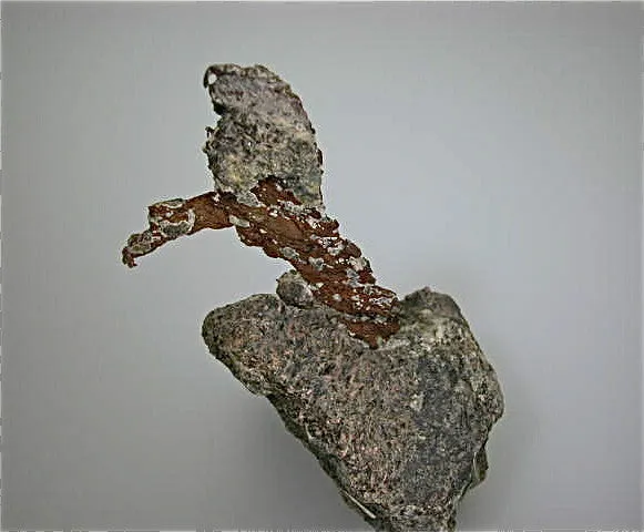 Copper in Basalt, Lake Superior Copper District, attr: Petherick Mine, Copper Falls Complex, Keweenaw County, Michigan Medium cabinet 9 x 9 x 15 cm  $75. Online 6/6