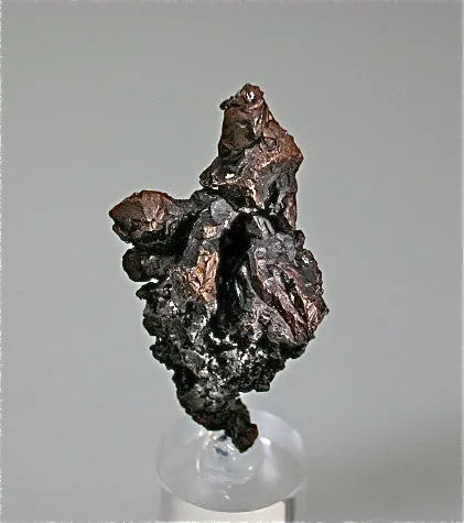 Copper, Pewabic Lode, Quincy Mine, Quincy Mining Company, Lake Superior Copper District, Michigan Miniature 2.5 x 3.5 x 8 cm $300. On-line 11/19.  SOLD.
