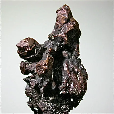 Copper, Pewabic Lode, Quincy Mine, Quincy Mining Company, Lake Superior Copper District, Michigan Miniature 2.5 x 3.5 x 8 cm $300. On-line 11/19.  SOLD.