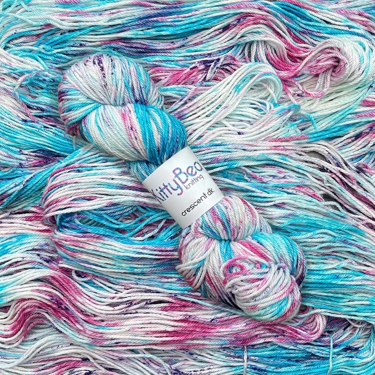 Crescent DK: Superwash Ultrafine Merino Wool Silk DK Yarn | Hand-Dyed Skeins
