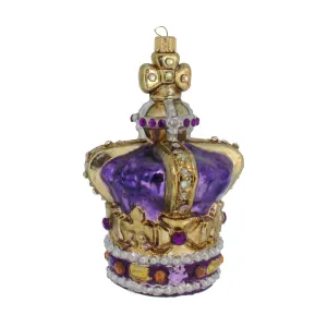 Crown Purple and Gold with Gems