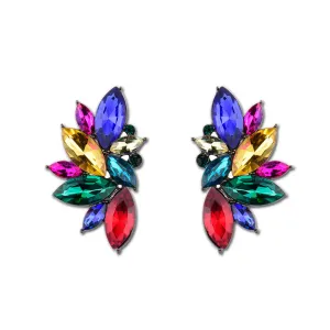 Crystal & Cubic Zirconia Botany Drop Earrings