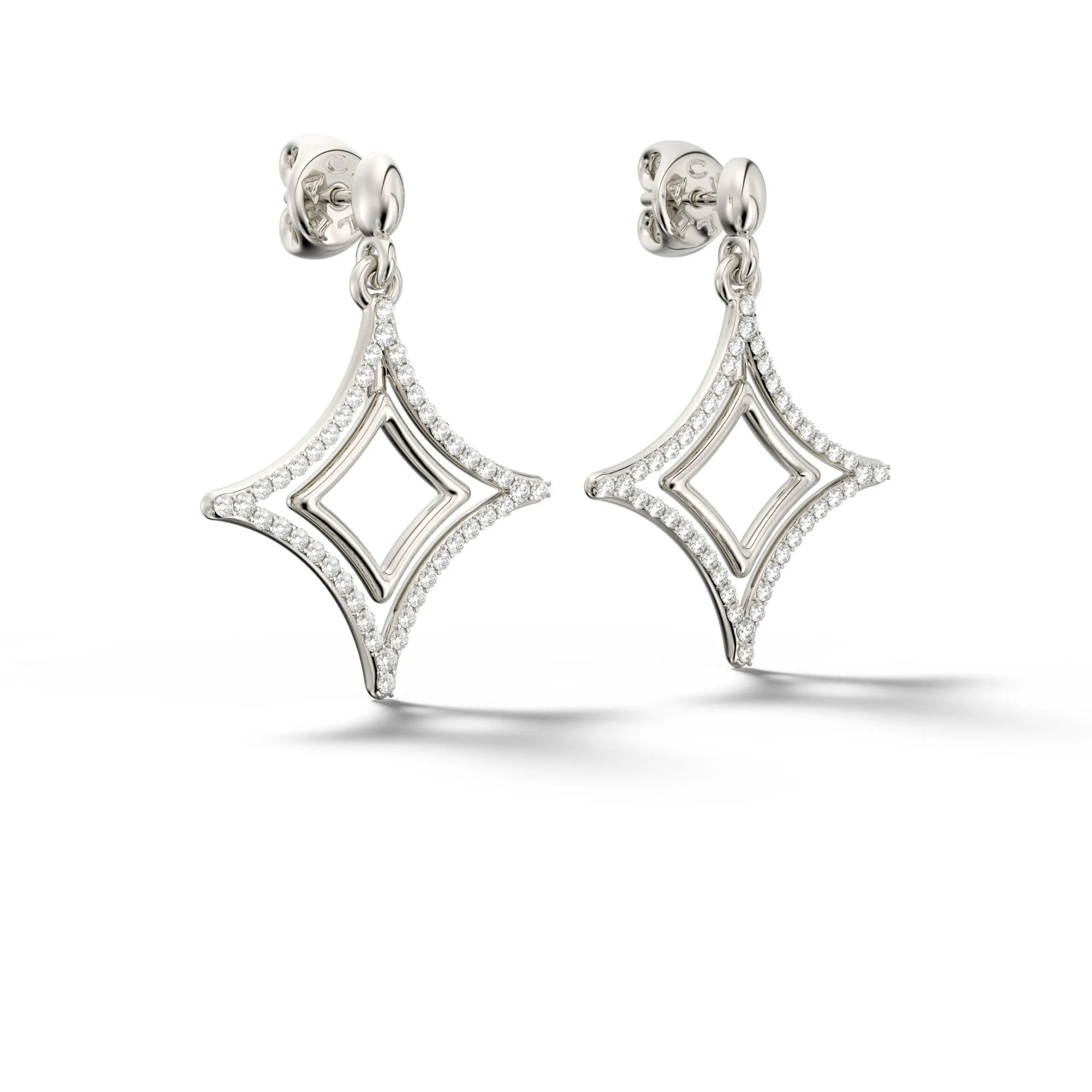 Csillag Sha - Yellow Gold Diamond Earring