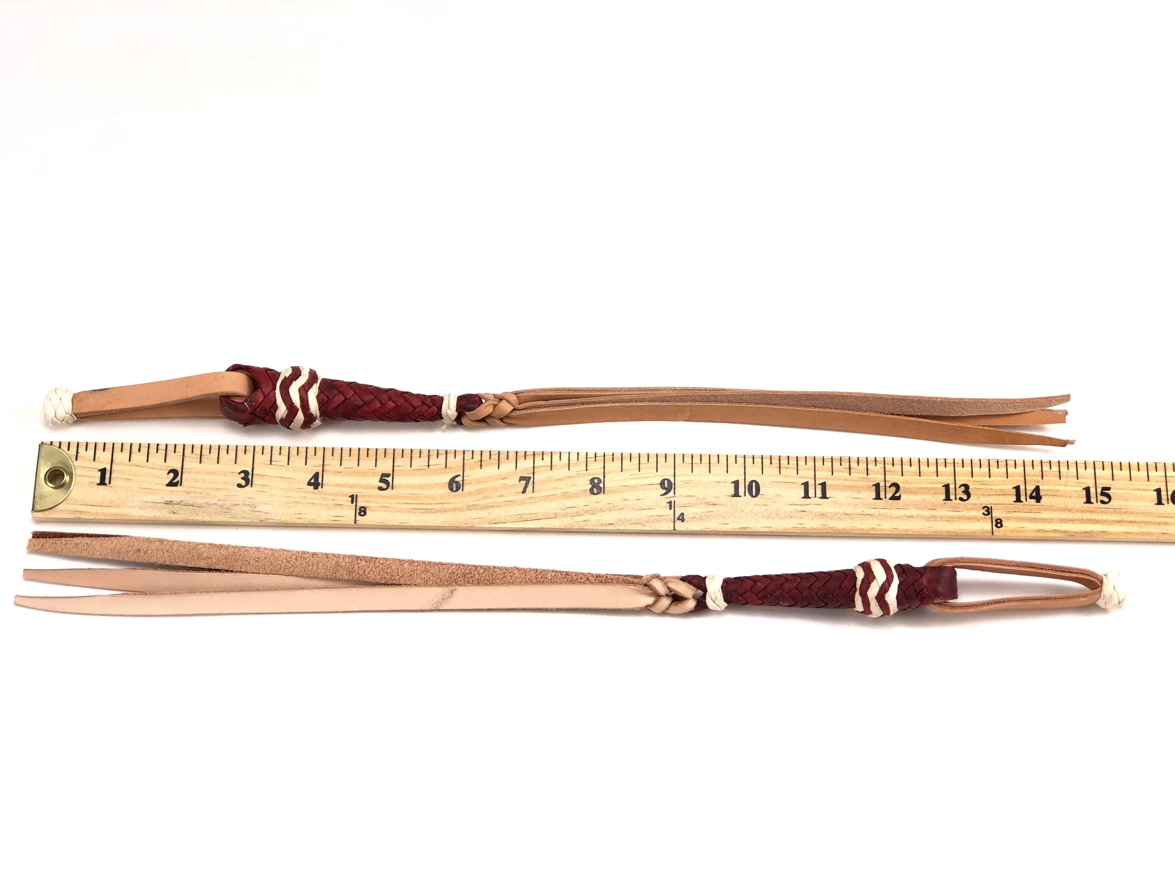Cuarta Trailer Whip Burgundy and White JTW15