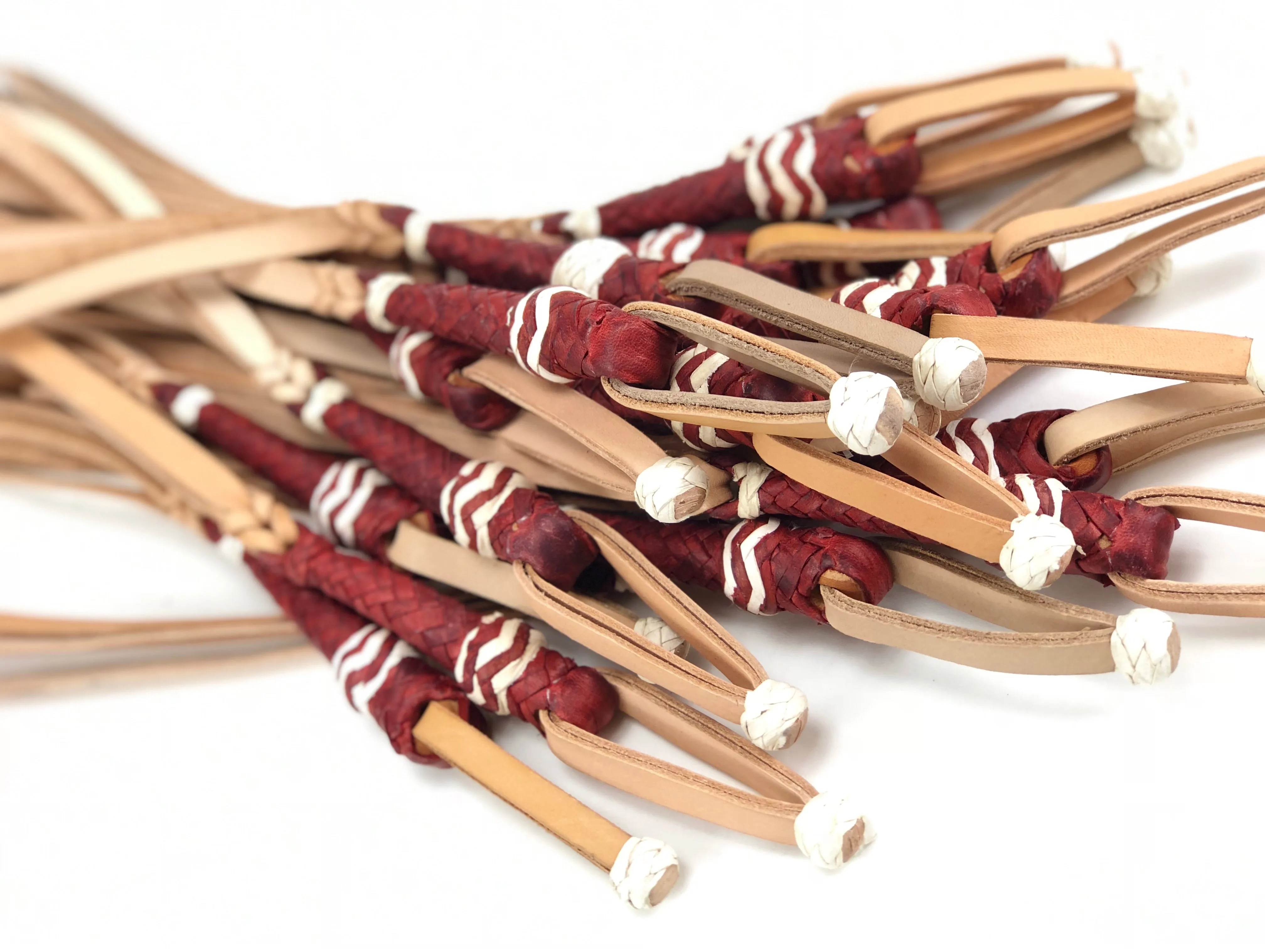 Cuarta Trailer Whip Burgundy and White JTW15