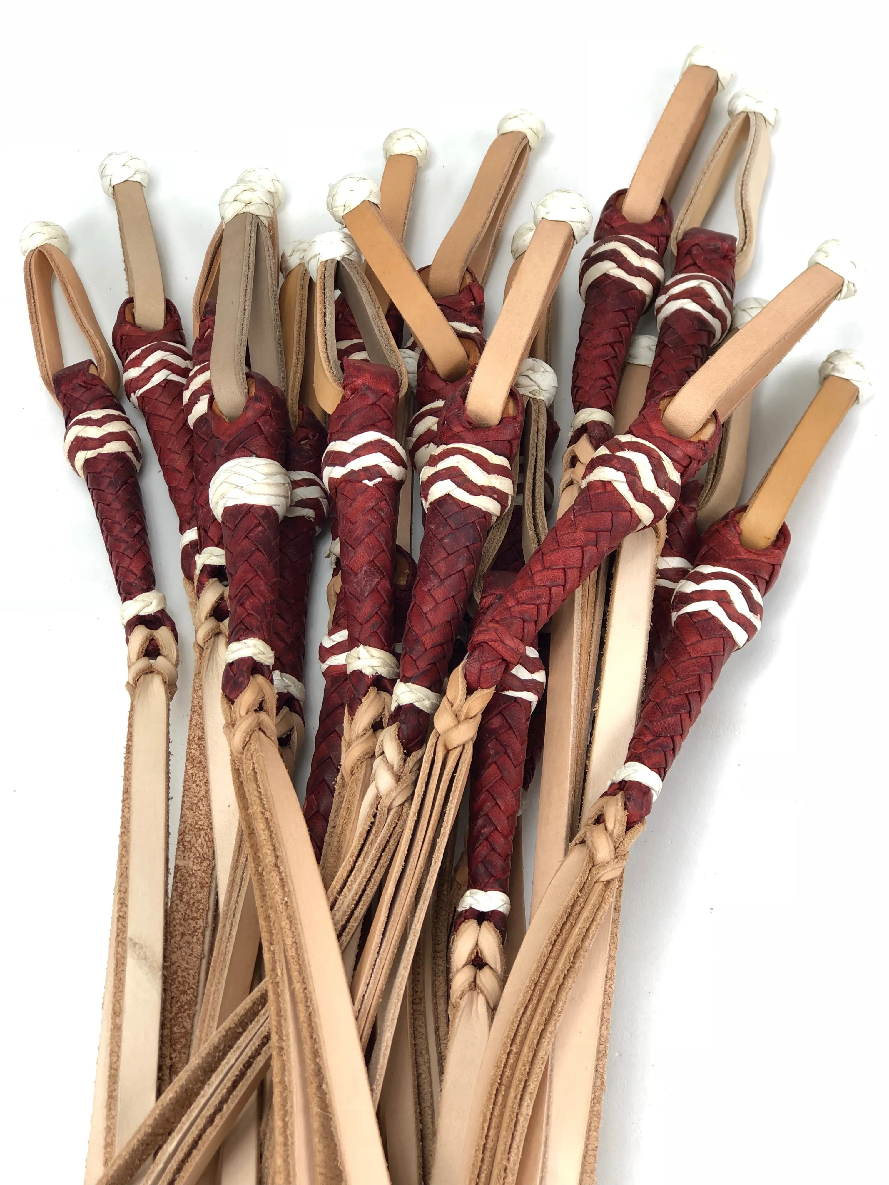 Cuarta Trailer Whip Burgundy and White JTW15
