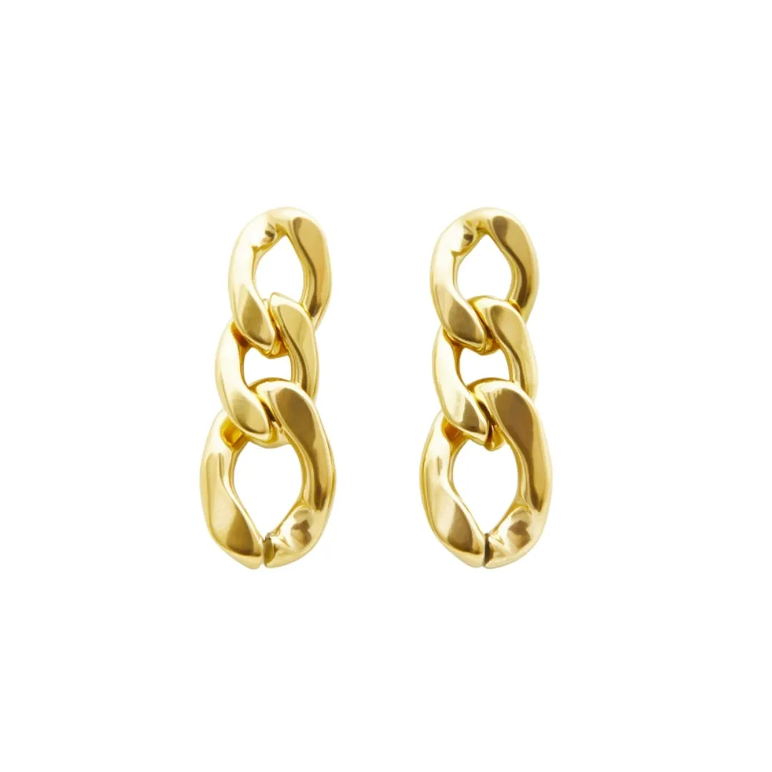 Cuban Chain Earrings