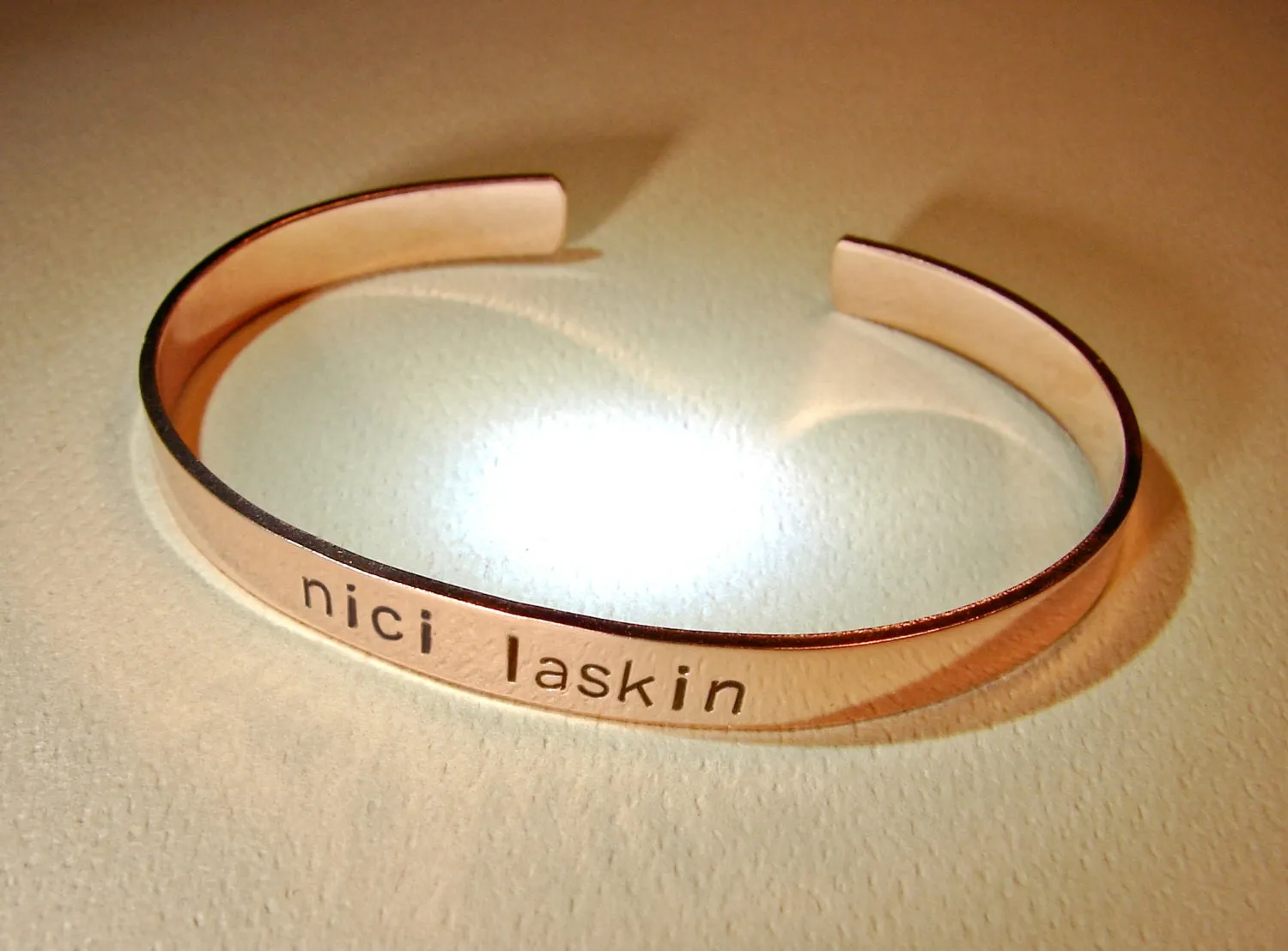 Custom name or personalized bracelet