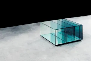 Deep Sea Low Glass Table