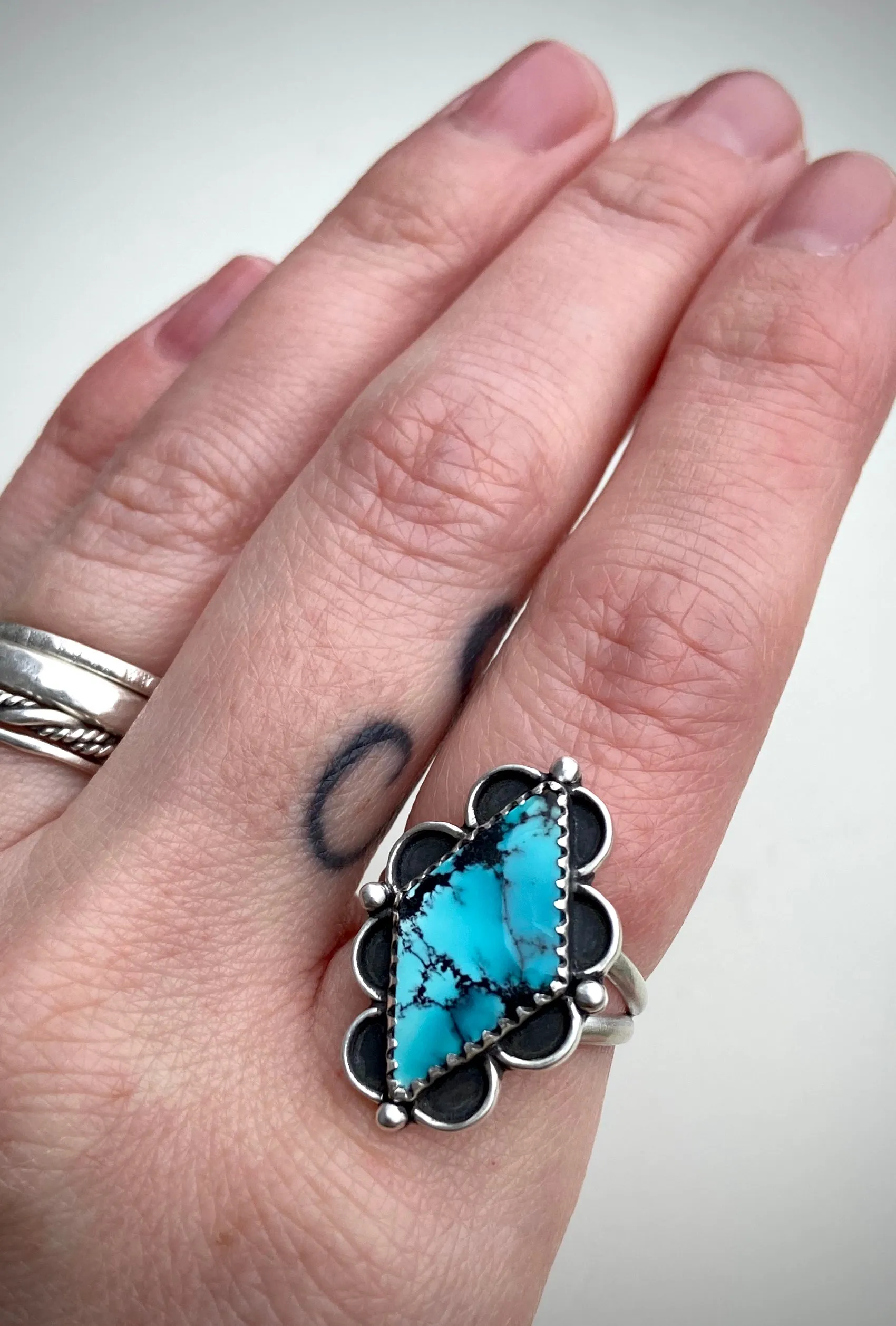 Diamond Bao Canyon Turquoise Ring