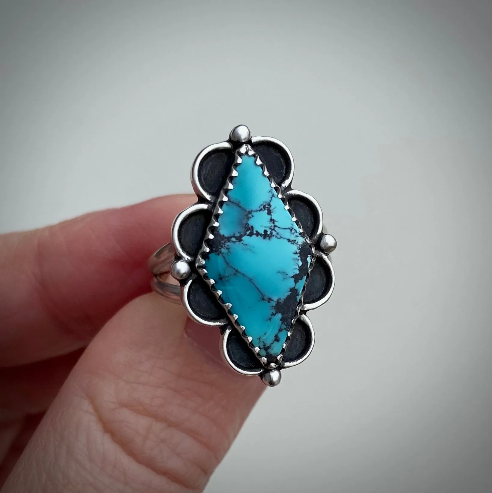 Diamond Bao Canyon Turquoise Ring